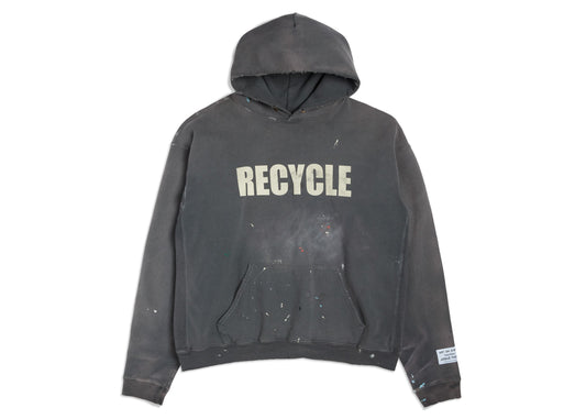 Gallery Dept. Sweat à capuche recyclé des années 90, noir délavé 