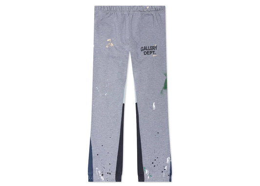 Gallery Dept. Painted Flare Sweat Pants Heather Gray 