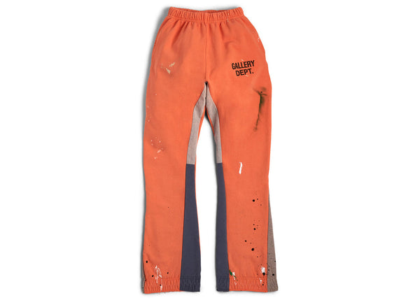 Gallery Dept. Painted Flare Sweat Pants Orange