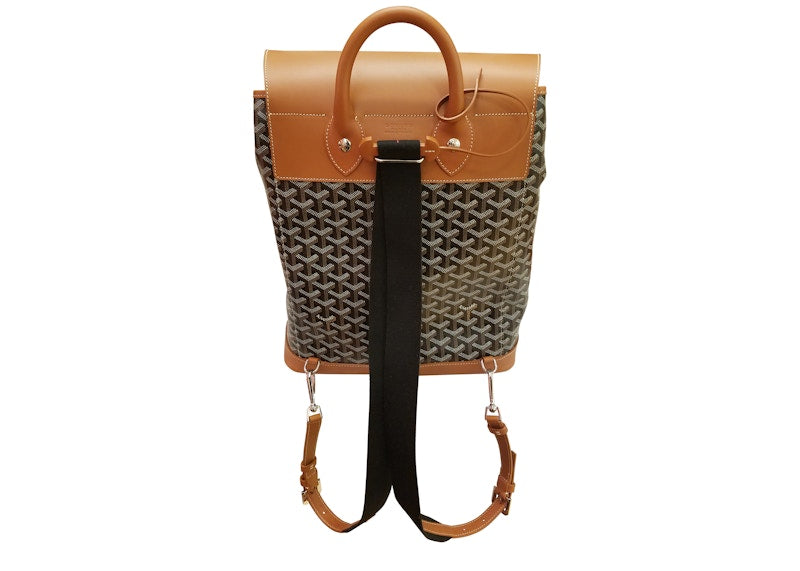 Goyard Alpin Backpack Goyardine Black/Tan