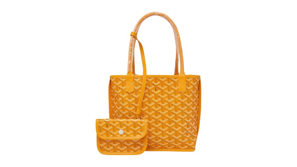 Goyard Mini Yellow Goyard Anjou Tote