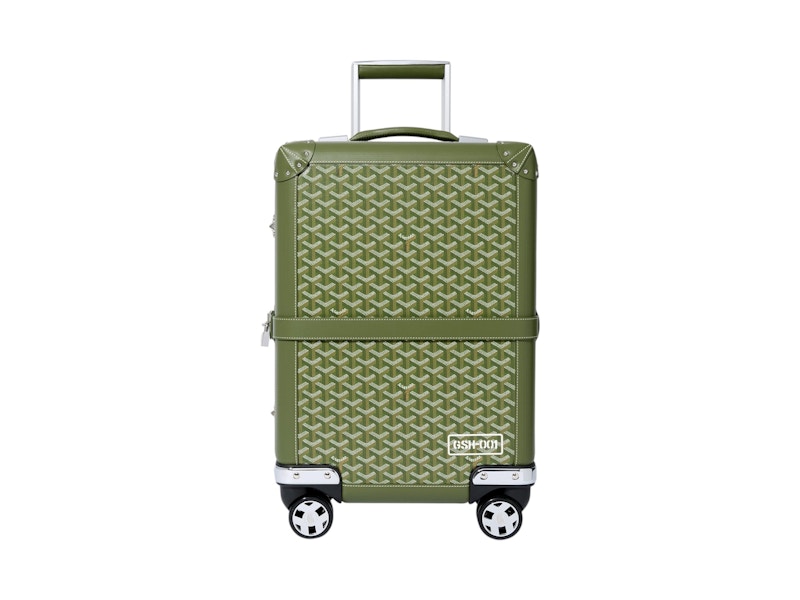 Goyard Bourget PM Trolley Case Khaki