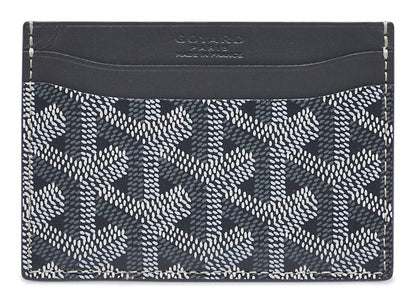 Goyard Card Holder Goyardine Gray