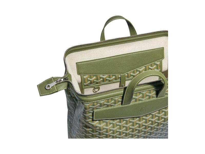 Goyard Cisalpin Backpack Khaki