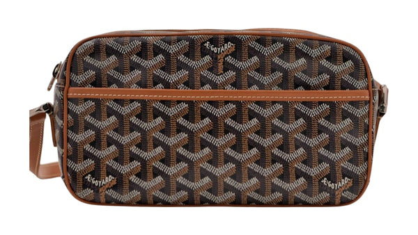 Goyard Goyardine Brown Goyard Cap Vert Crossbody