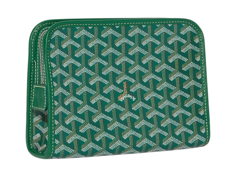 Goyard Jouvence Toiletry Bag PM Green
