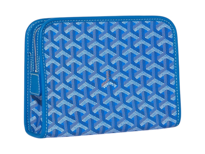 Goyard Jouvence Toiletry Bag PM Sky Blue