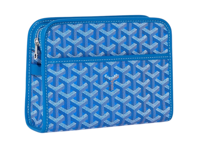 Goyard Jouvence Toiletry Bag PM Sky Blue