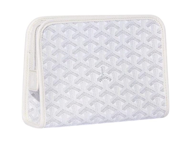 Goyard Jouvence Toiletry Bag PM White