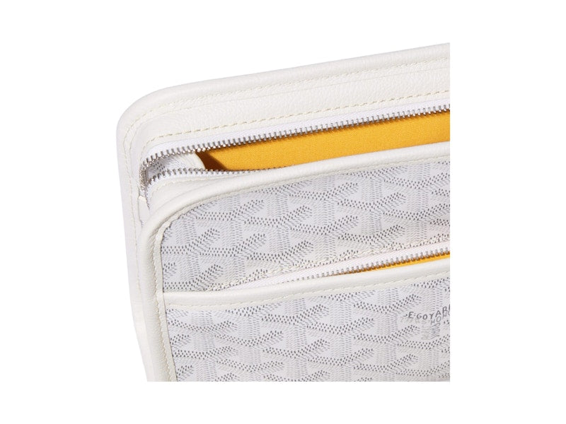 Goyard Jouvence Toiletry Bag PM White