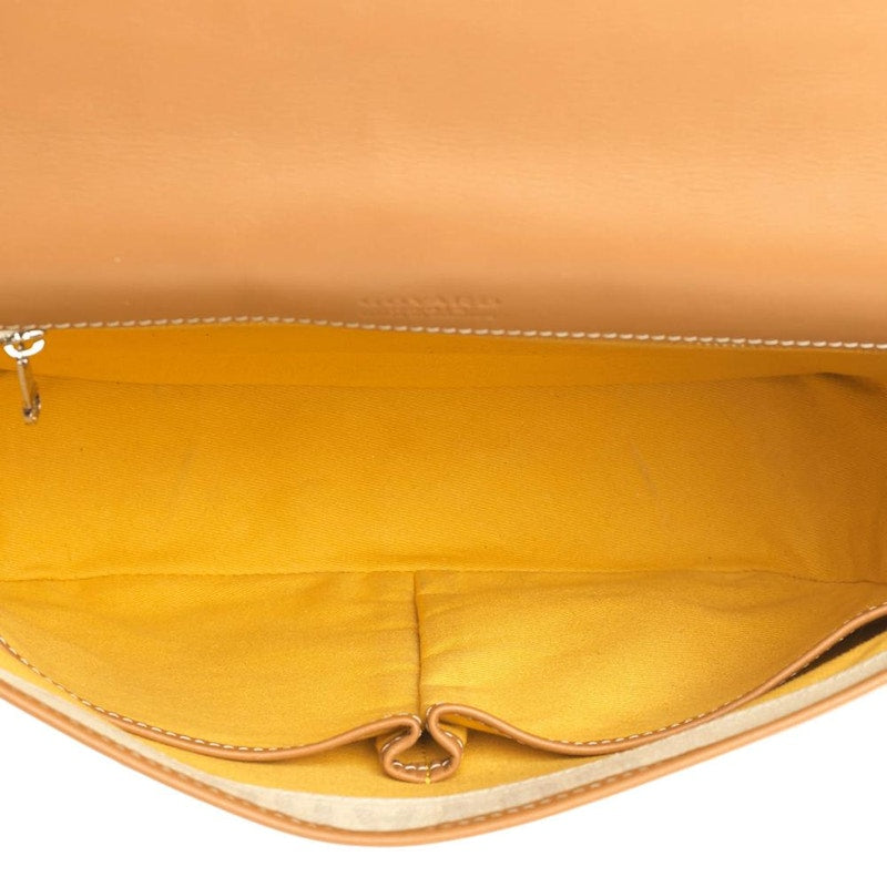 Goyard Belvedere Messenger Goyardine MM Black Tan