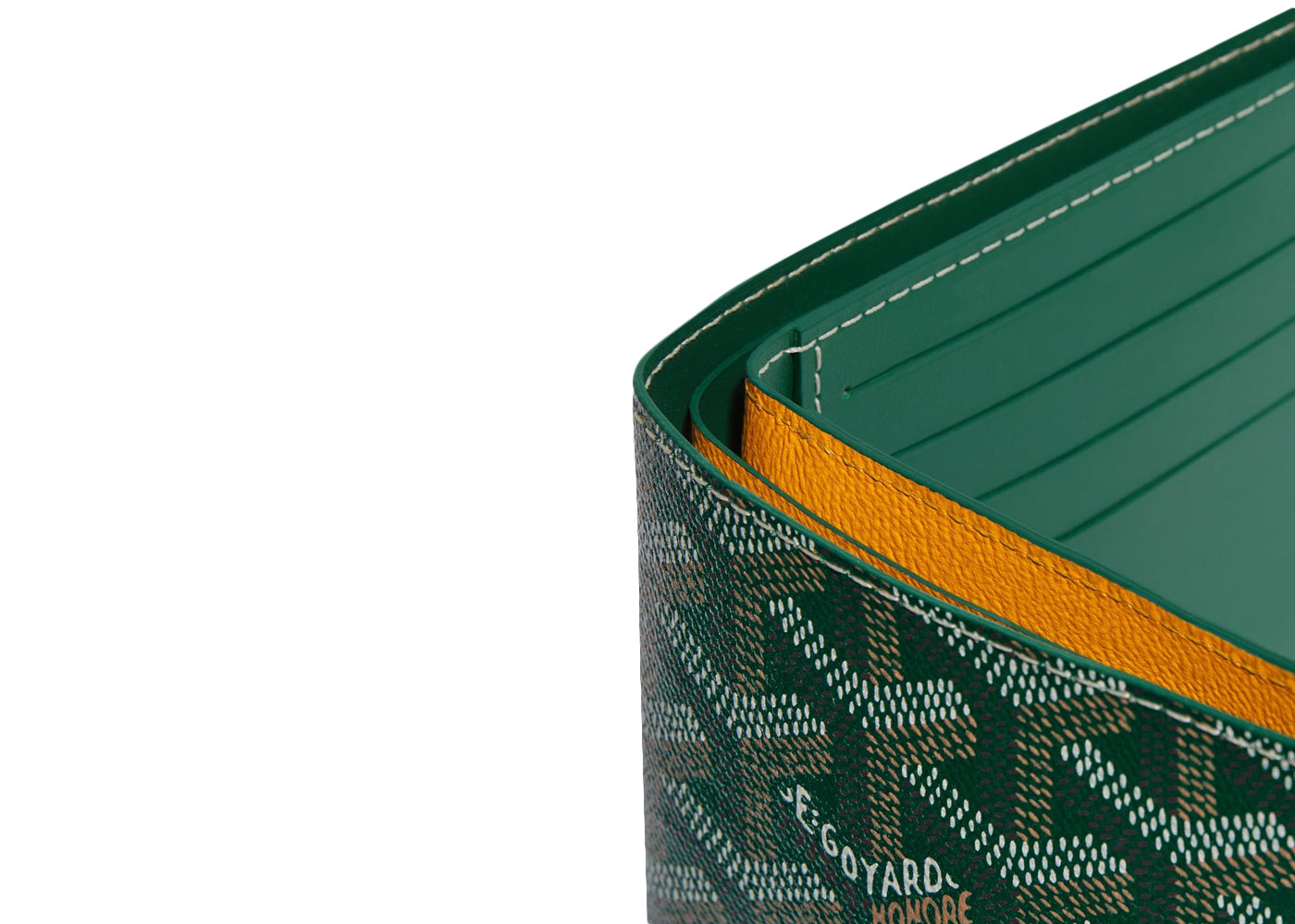 Goyard Victoire Wallet Green