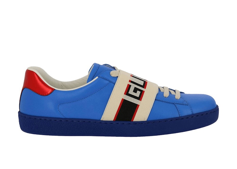 Gucci Ace Blue Stripe