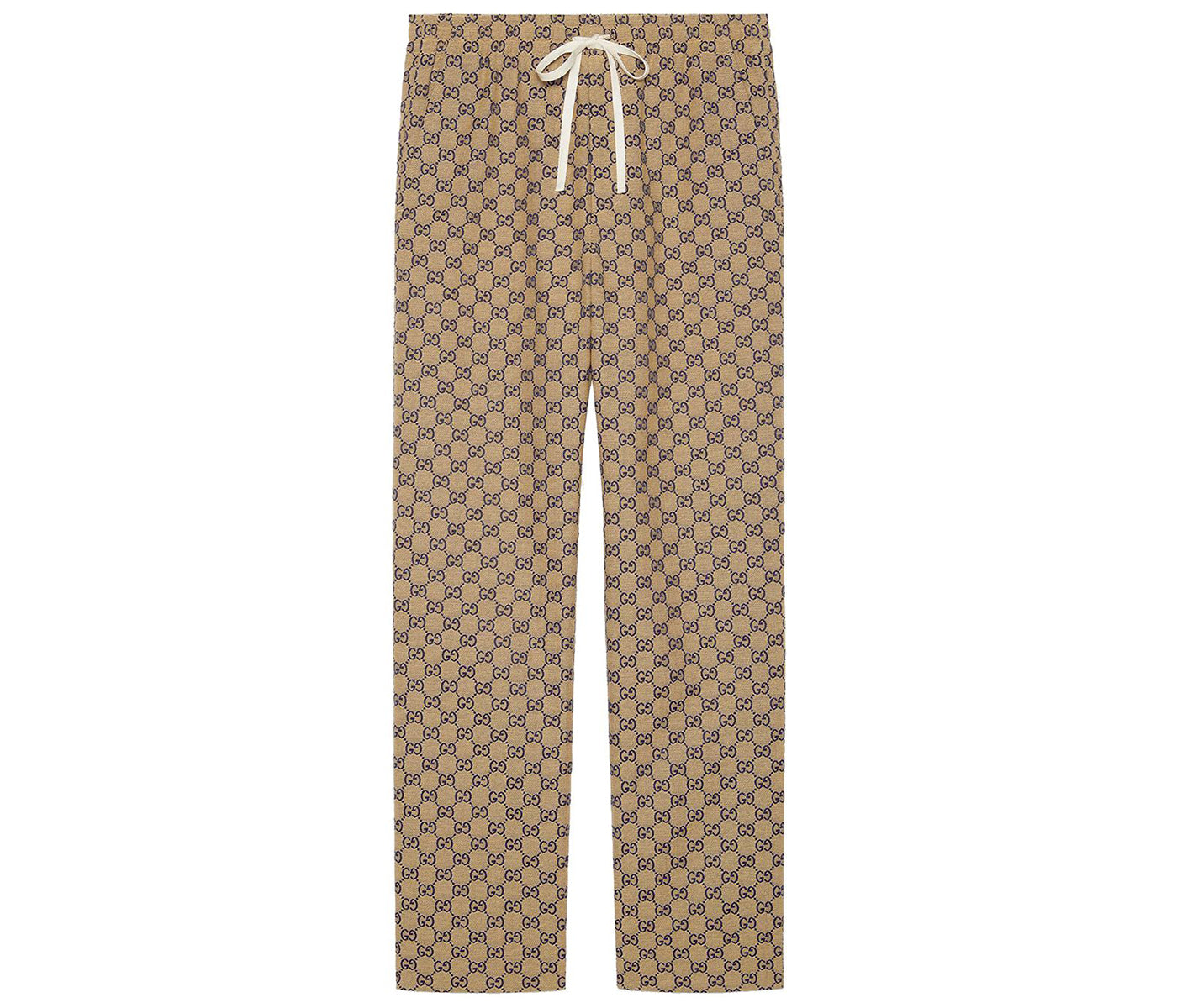 Gucci GG Jacquard Canvas Track Pant Camel