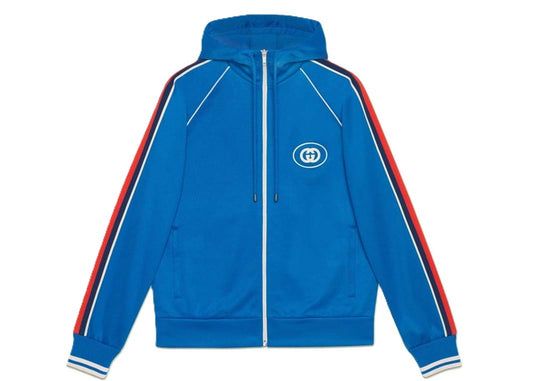 Gucci Logo Jacket Blue