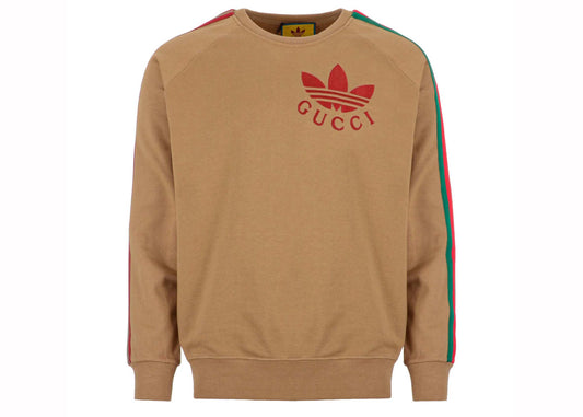 Gucci x Adidas Trefoil Sweatshirt Beige