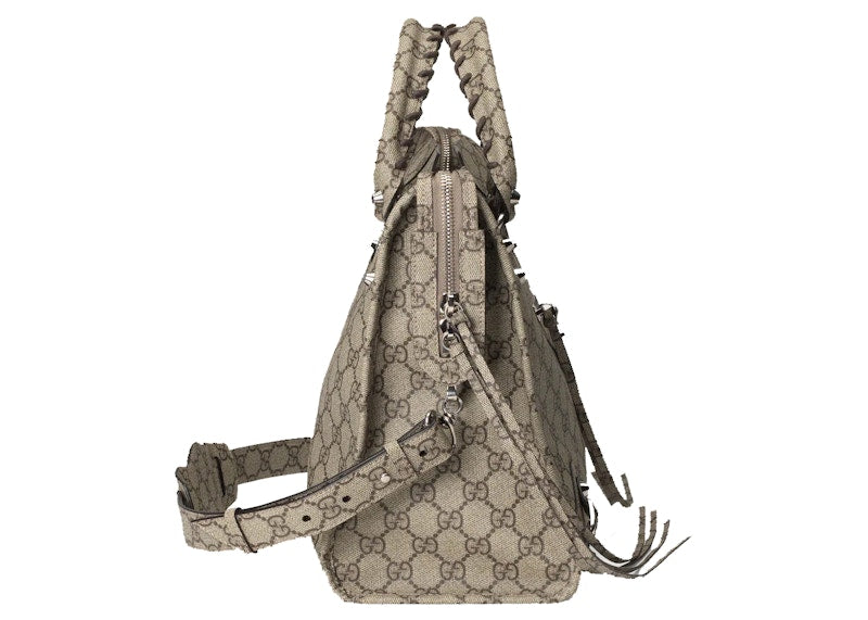 Gucci x Balenciaga The Hacker Project Medium Neo Classic Bag Variation 2 Beige/Ebony