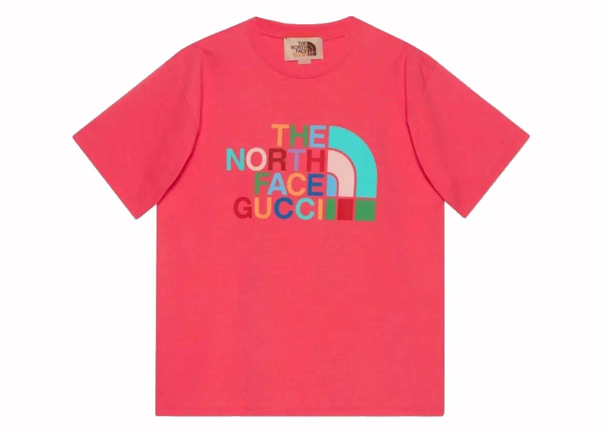 Gucci x The North Face T-Shirt Red Multi