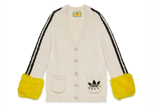 Gucci x adidas Cardigan White/Yellow Cuffs