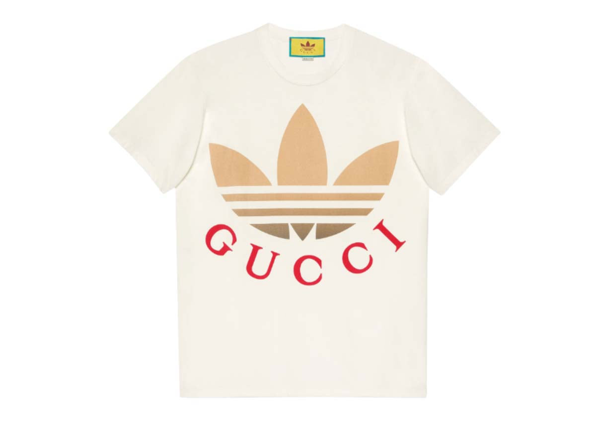 Gucci x adidas Logo T-shirt White/Beige