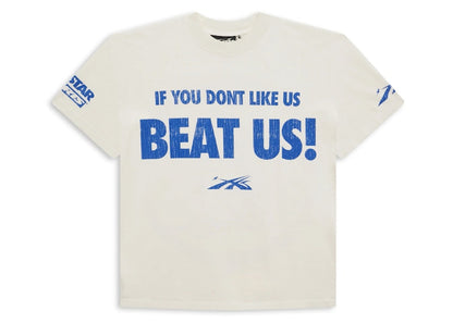 Hellstar Beat Us! T-shirt White/Blue