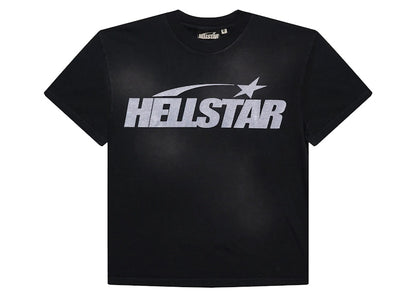 Hellstar Classic Glitter Logo T-shirt Black