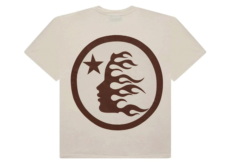 Hellstar Classic T-shirt (Gel Print) White/Brown