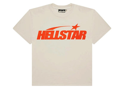 Hellstar Classic T-shirt (Regular Print) White/Orange