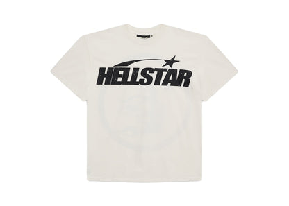 Hellstar Classic T-shirt White/Black (Gel Print)