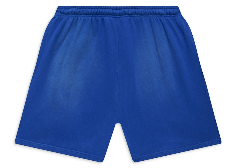 Hellstar Flame Shorts Blue