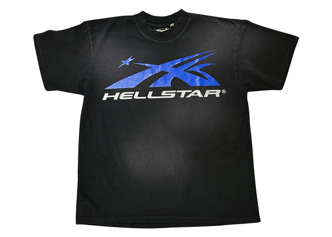 T-shirt Hellstar Gel Sport Logo (Noir/Bleu) Noir/Bleu