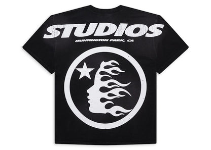 Hellstar Studios Cartoon Logo T-Shirt Blue