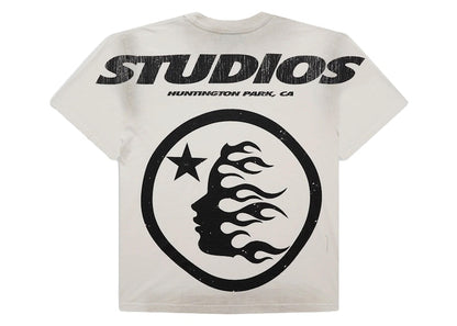 Hellstar Studios Cartoon Logo T-shirt Gray