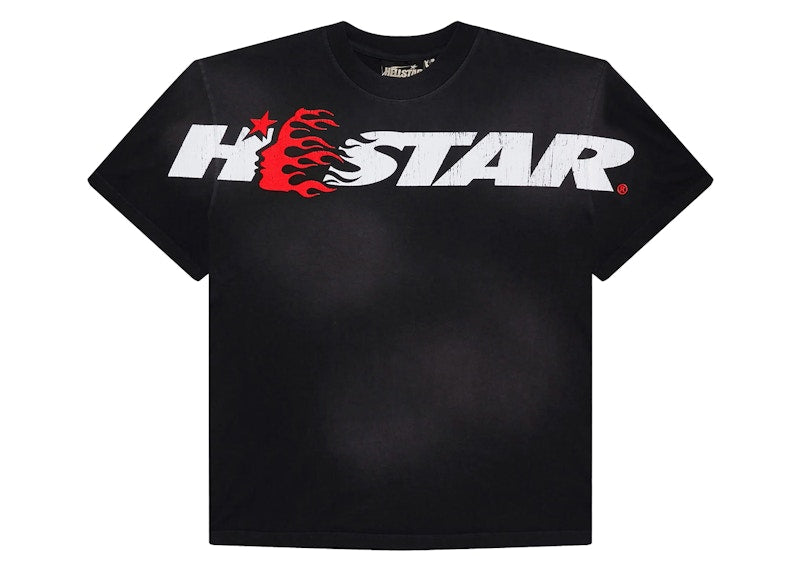 T-shirt rouge avec logo dessin animé Hellstar Studios 