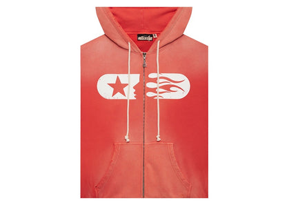 Hellstar Studios Zip Hoodie Red