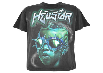 Hellstar The Future T-Shirt Black/Blue