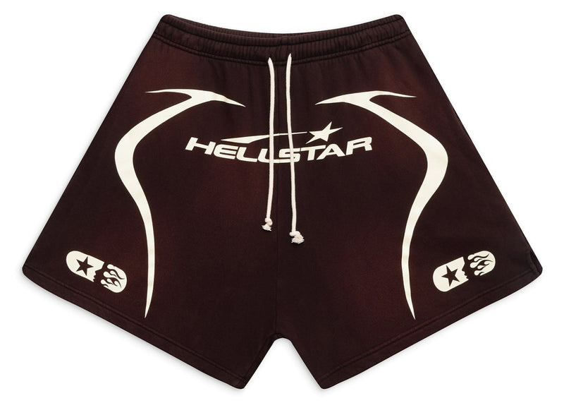 Hellstar Warm Up Shorts Brown