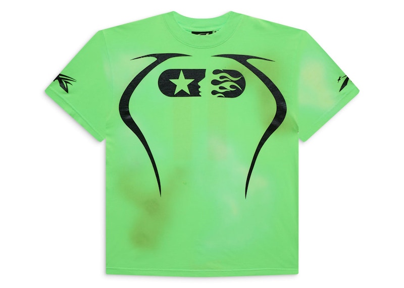 Hellstar Warm Up T-shirt Neon Green