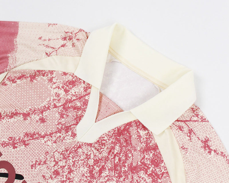 Kith Tokyo Exclusive Soccer Jersey Pink White (SS25)