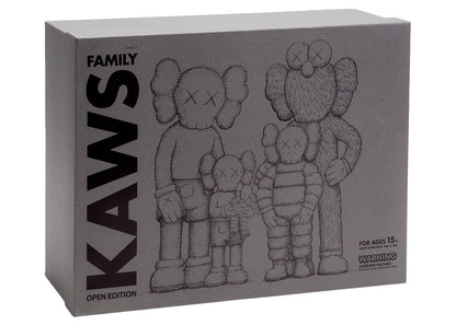 Figurines en vinyle de la famille KAWS Marron/Bleu/Blanc