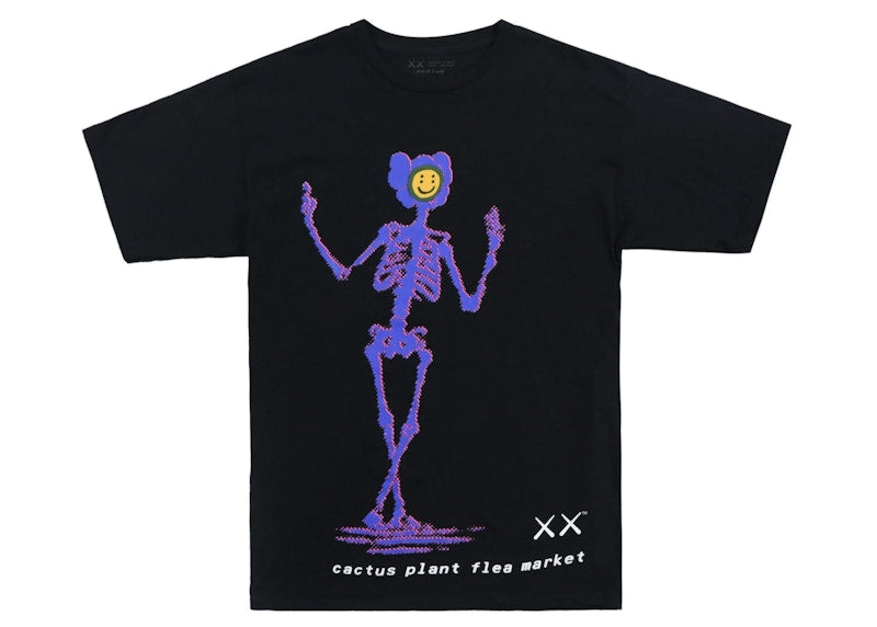 KAWS x Cactus Plant Flea Market T-shirt Black