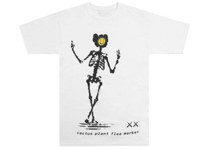 T-shirt blanc KAWS x Cactus Plant Flea Market 