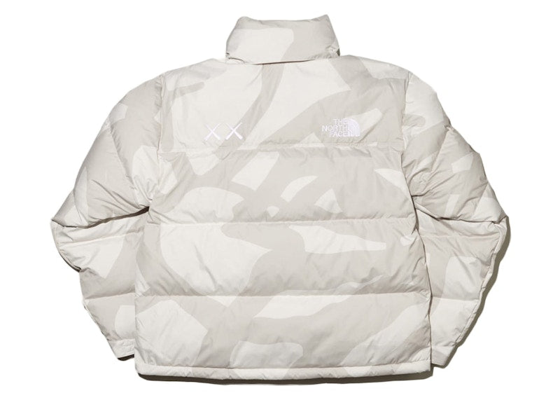 KAWS x The North Face Retro 1996 Nuptse Jacket Moonlight Ivory