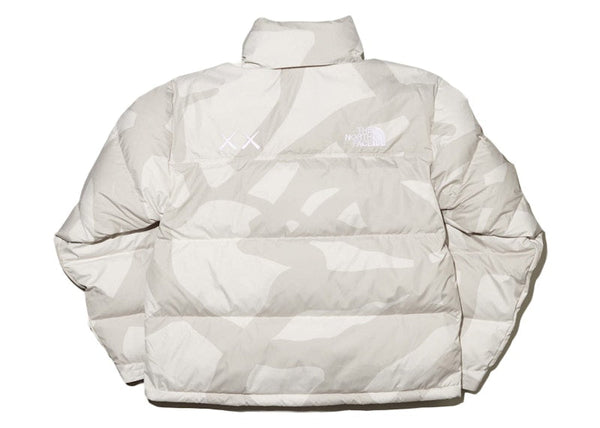 Veste Nuptse rétro 1996 KAWS x The North Face, Ivoire clair de lune 
