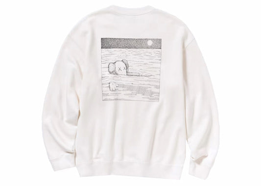 KAWS x Uniqlo Longsleeve Sweatshirt (US Sizing) Off White