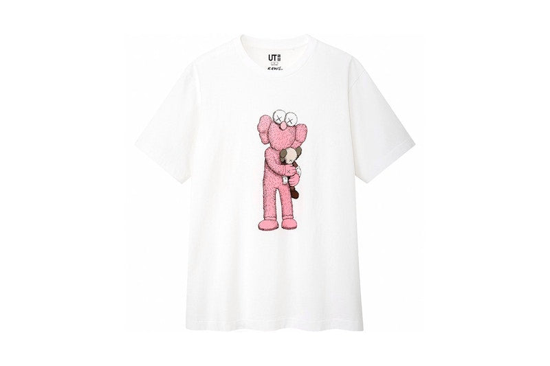 KAWS x Uniqlo Pink BFF Tee (US Sizing) White