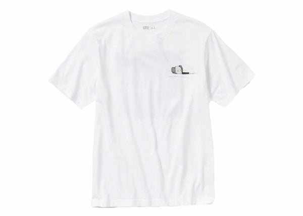 T-shirt à manches courtes KAWS x Uniqlo UT Artbook Cover (taille US) Blanc 