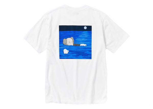 T-shirt à manches courtes KAWS x Uniqlo UT Artbook Cover (taille US) Blanc 
