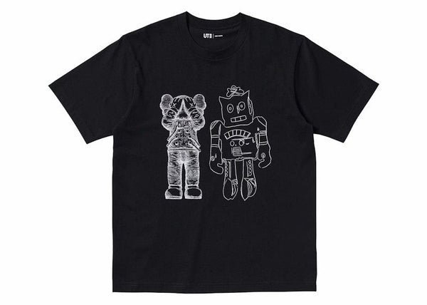 T-shirt KAWS x Uniqlo Warhol UT Graphic 476351 Noir