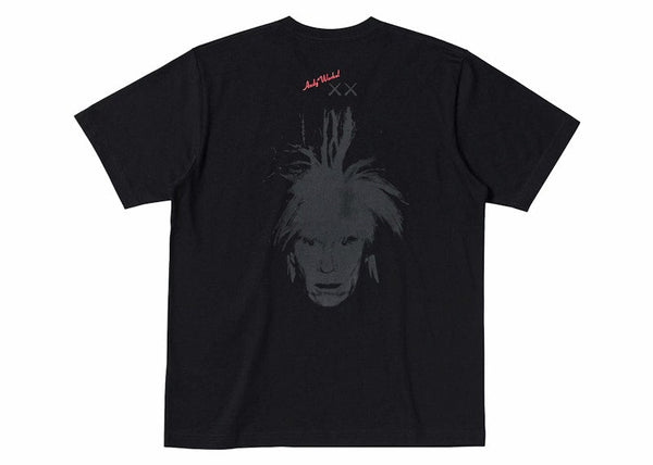 T-shirt KAWS x Uniqlo Warhol UT Graphic 476352 Noir 